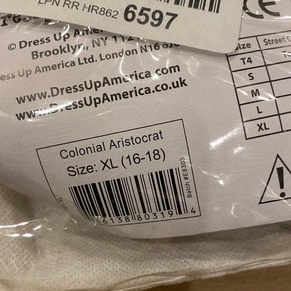 Dress Up America Kid’s Colonial Costume - Picture 6 of 6